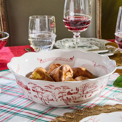 CE 11" Ruby Winter Frolic Bowl