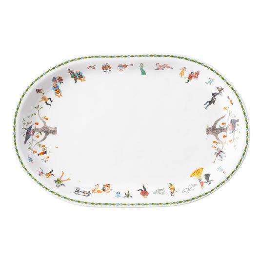 Oval Platter 12 Days Of Xmas