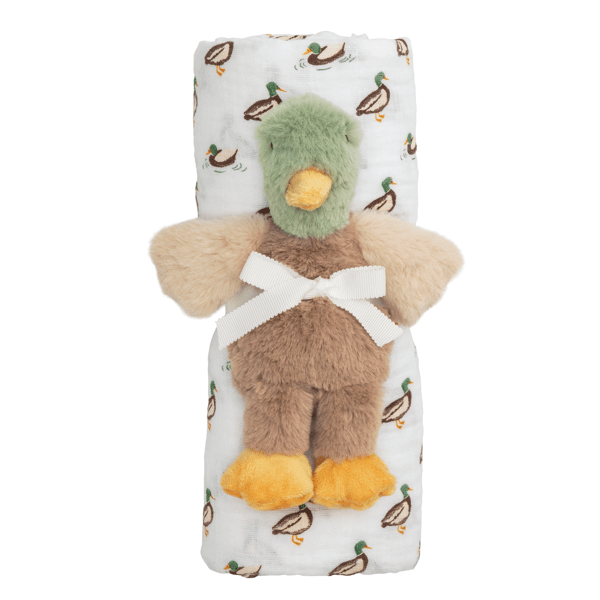 Swaddle/Rattle Set