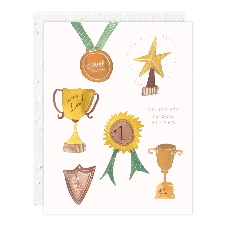 You're #1 Grad Card