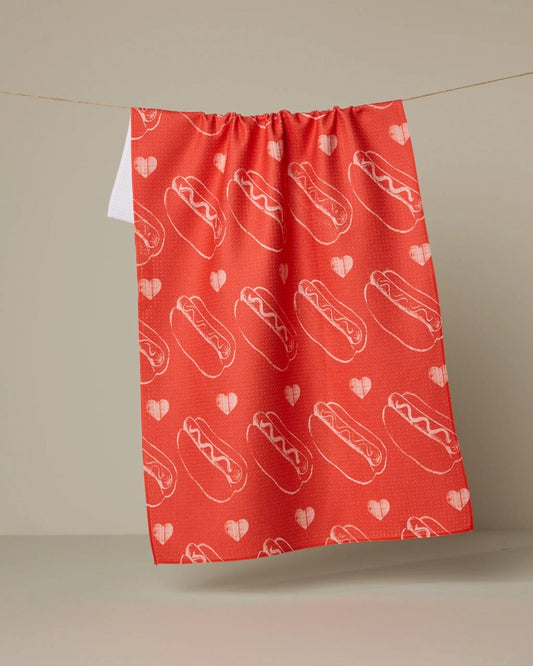 Lovely Franks Tea Towel