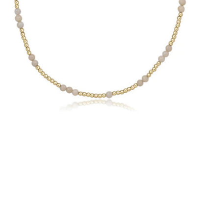 15" Hope Unwritten Riverstone Necklace