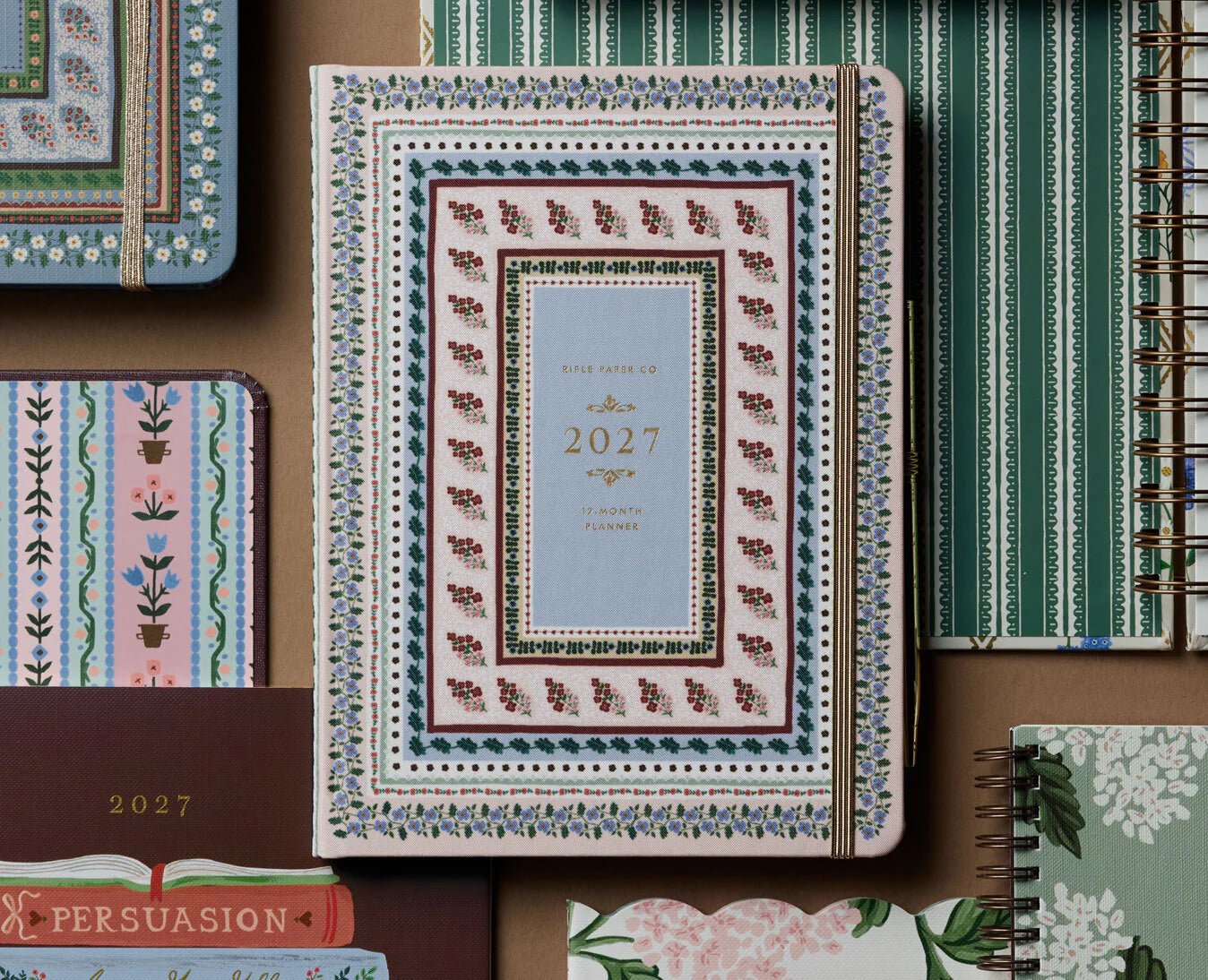 2027 Paisley 17 Month Planner