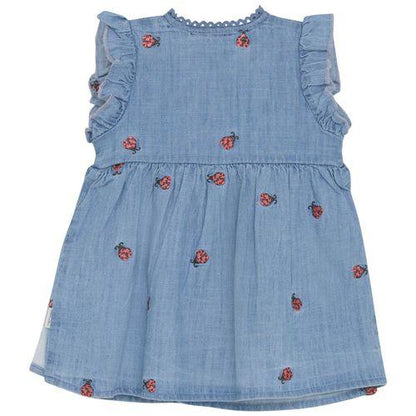 Ladybug Chambray Dress