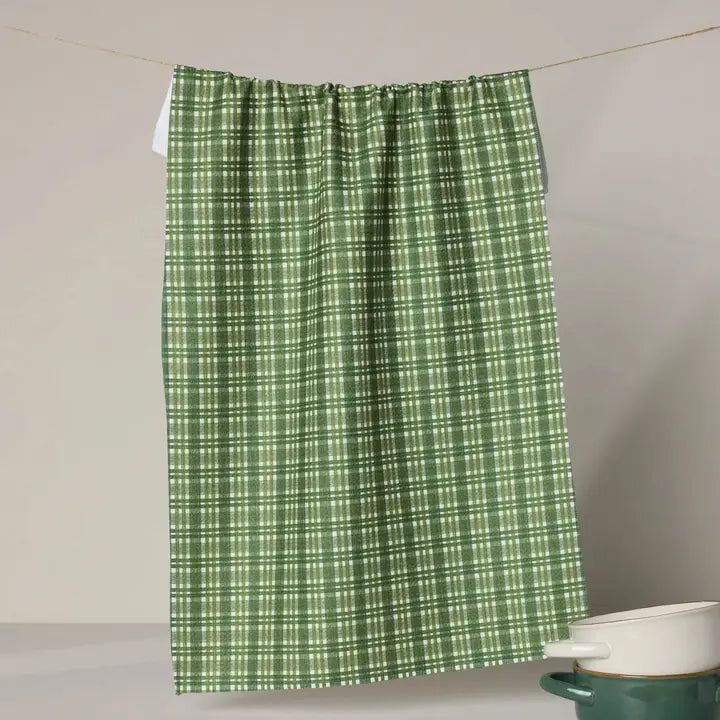 Shay Plaid Tea Towel