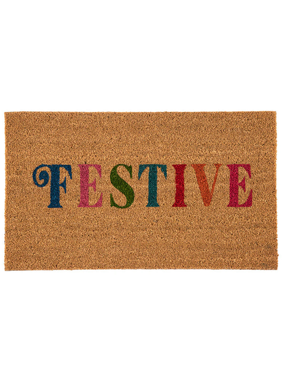 Festive Coir Doormat