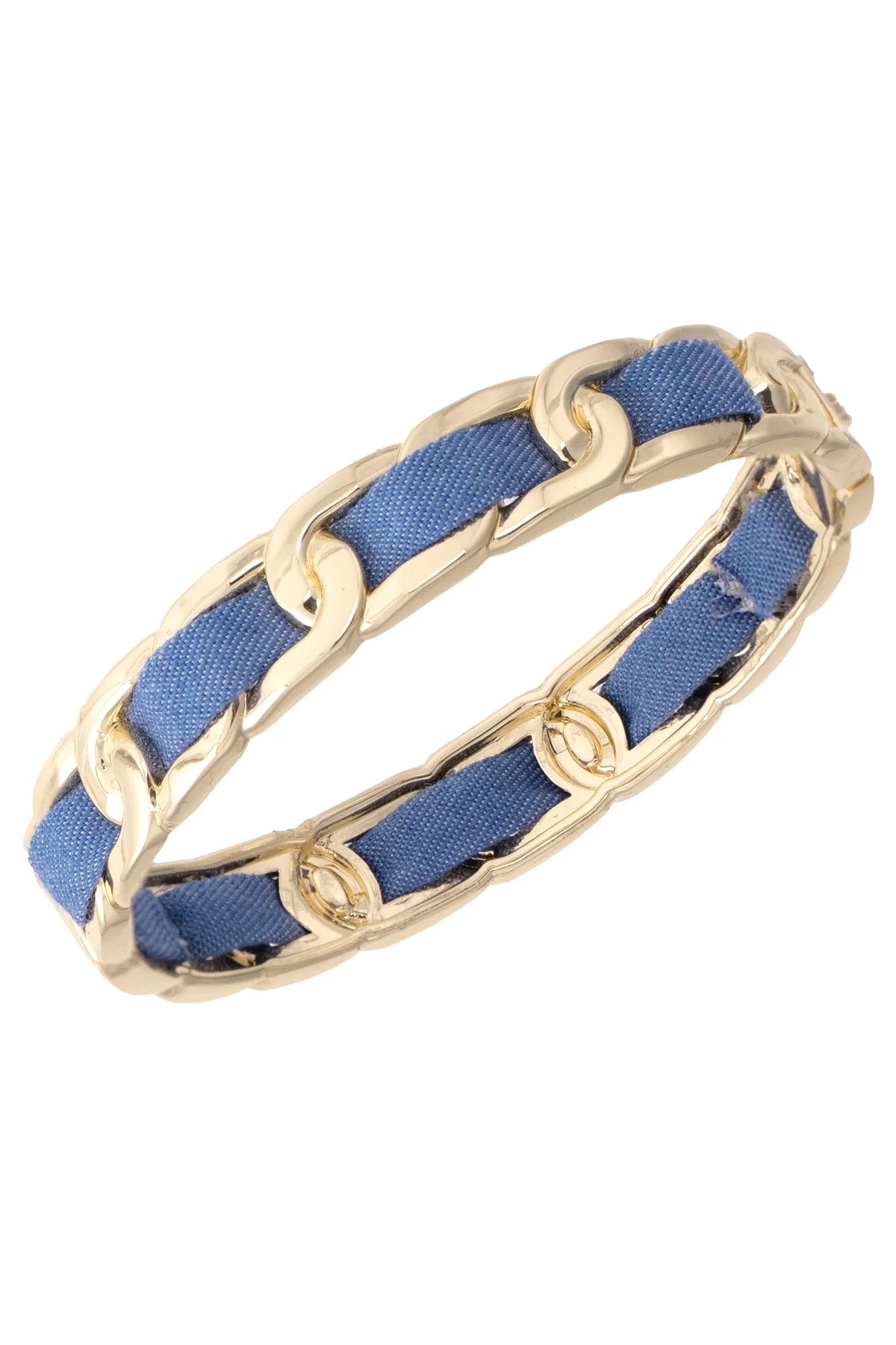 Denim Hinge Bangle