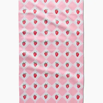 Vera Strawberries Tea Towel