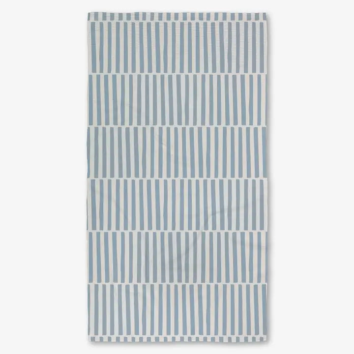 Blue Stripes Luxe Bath Towel