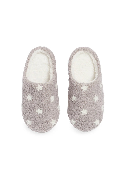 Grey Star Slippers