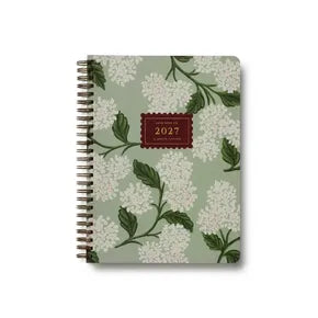 2027 Sage Hydrangea 12 Month Calendar