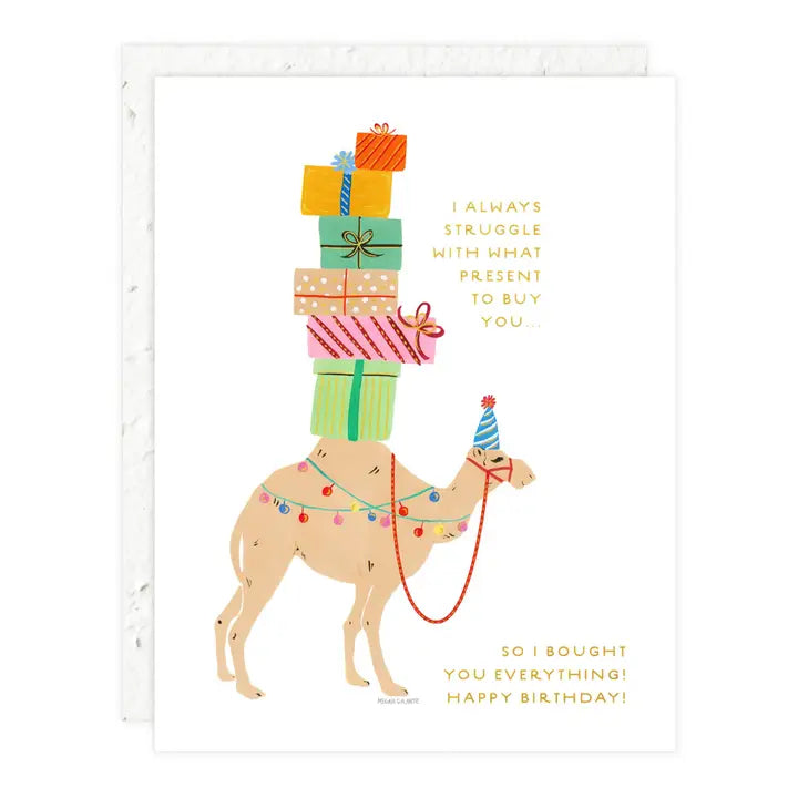Confetti Camel Card
