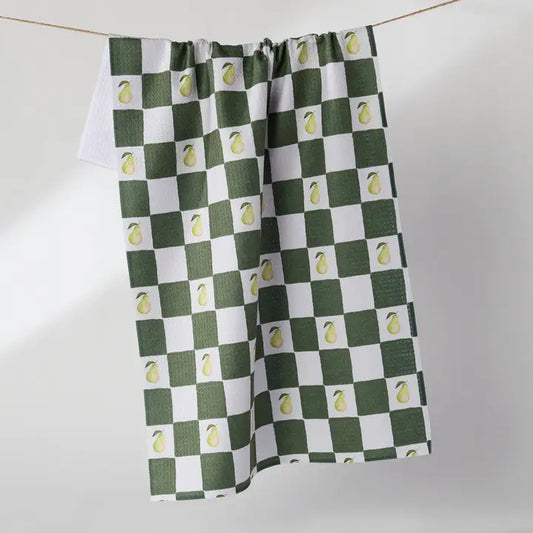 Pearl Check Tea Towel