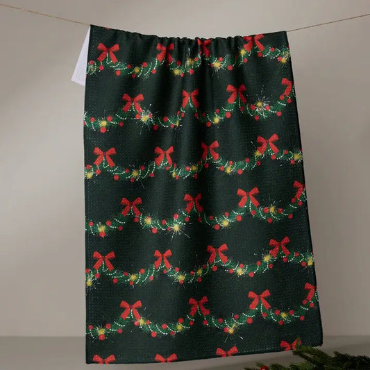 Yuletide Garland Tea Towel
