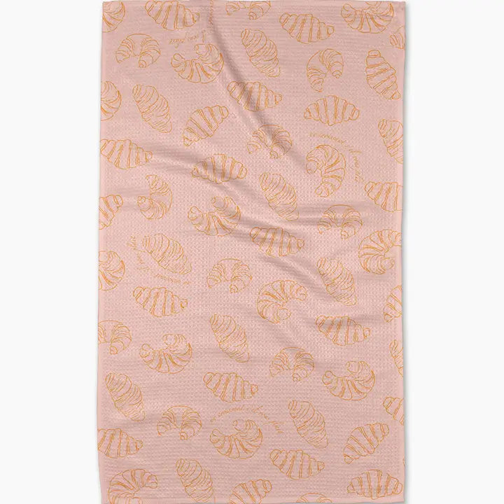 Croissant Crush Tea Towel