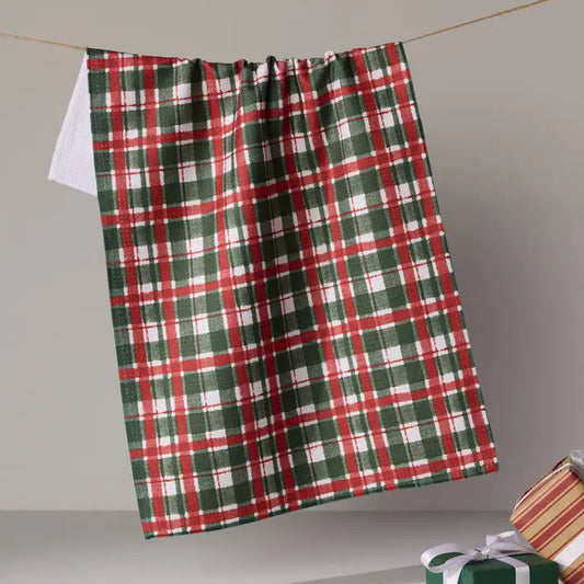 Alpine Plaid Tea Towel