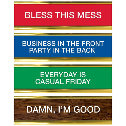 Daily Desk Plaque