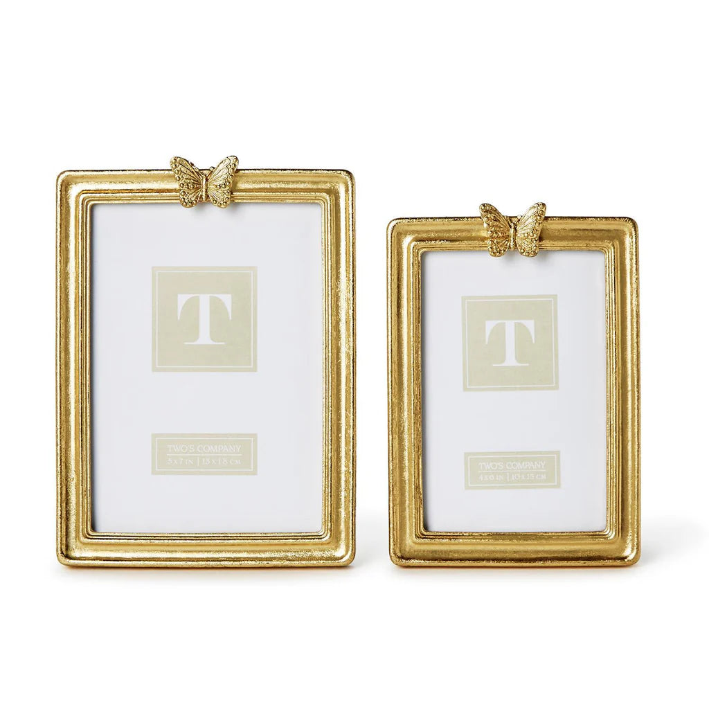 Gold Butterfly Frame
