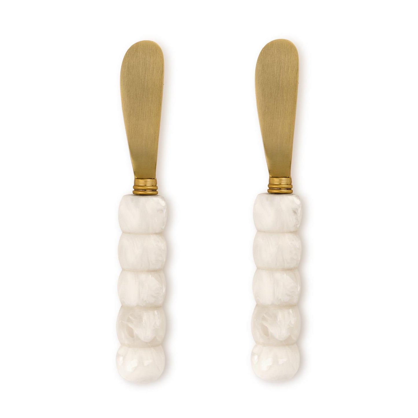 White Beaded Spreaders