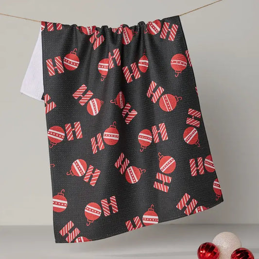 Santa Greetings Tea Towel