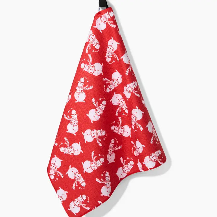 Smiley Frosty Tea Towel