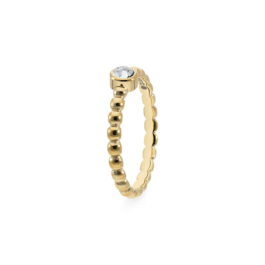 Qudo Matino Gold Spacer Ring
