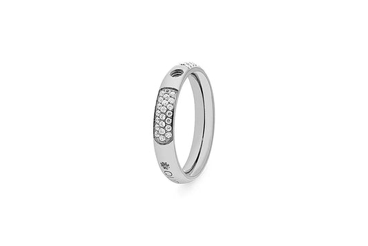 Qudo Small Deluxe Silver Ring