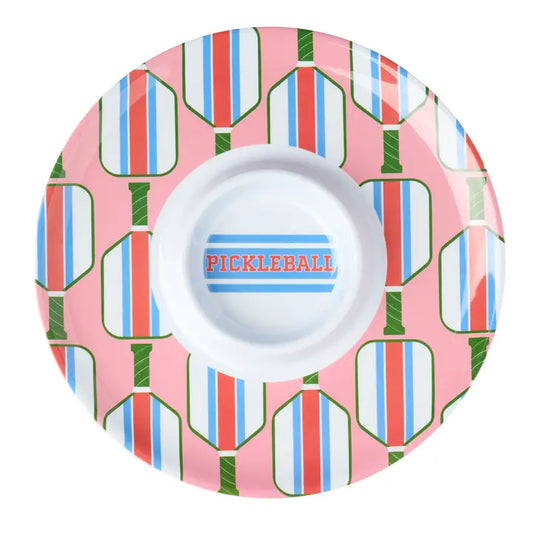 Pickle Ball Melamine Chip-N-Dip