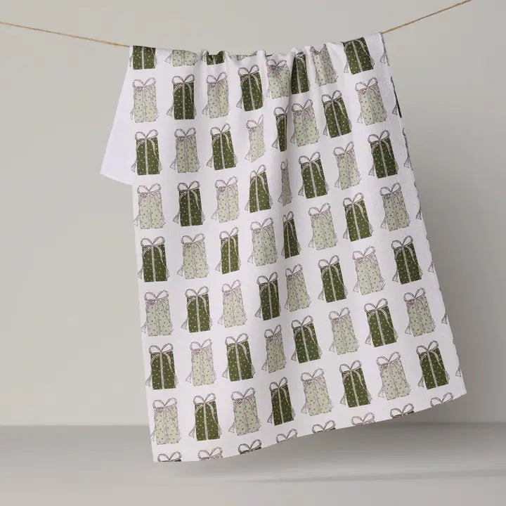 Present Parade Tea Towel