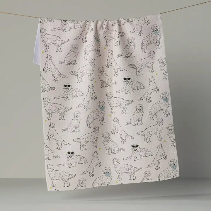 Golden Gang Tea Towel