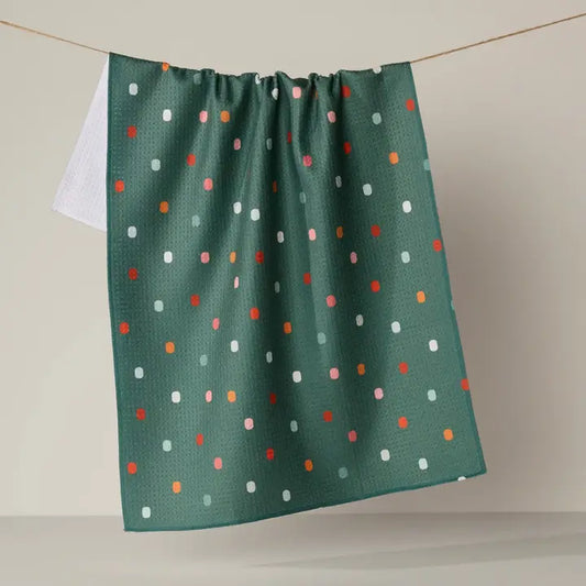 Moss Tile Tea Towel
