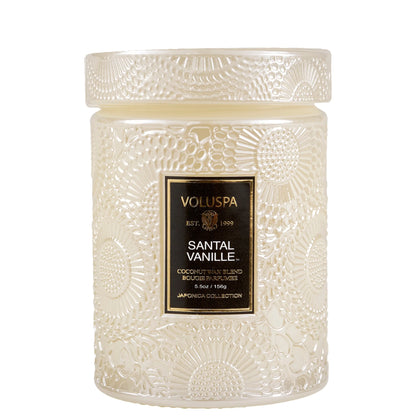 Santal Vanille Sm Glass Candle