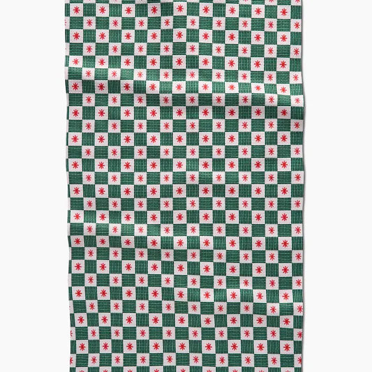 Jolly Grid Tea Towel