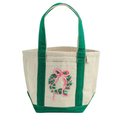 Holiday Beaded Mini Tote