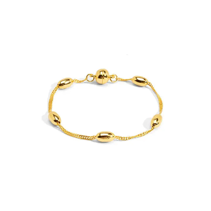 Spaced Rice Bean Bracelet