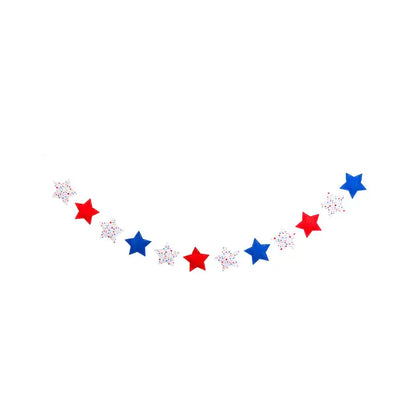 Puffy Felt Star Banner