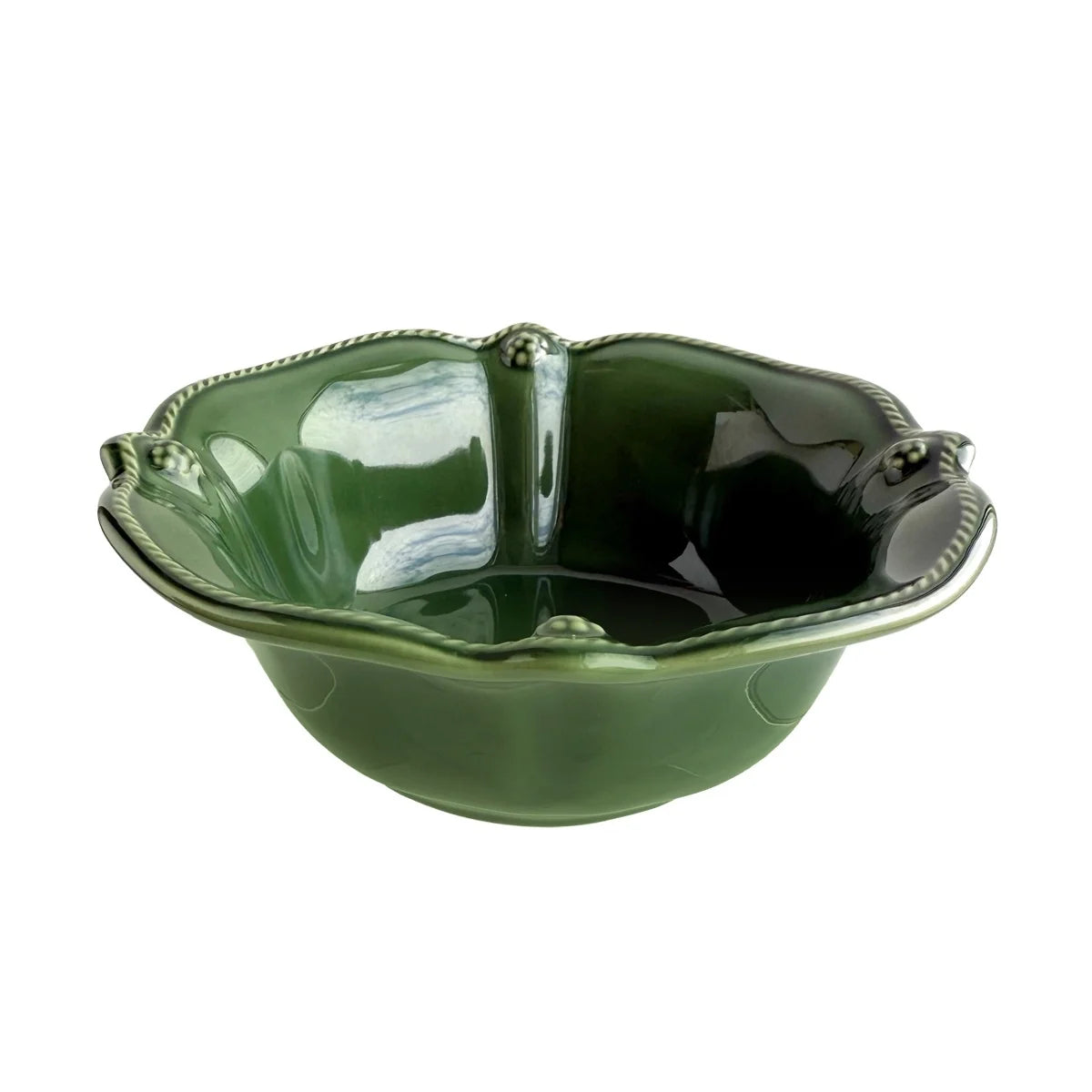 Green Flared Cereal Bowl