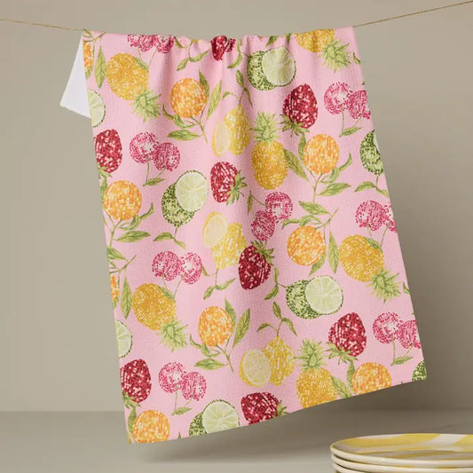 Disco Fruits Tea Towel