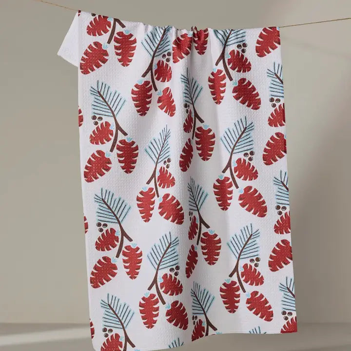 Winter Forage Tea Towel