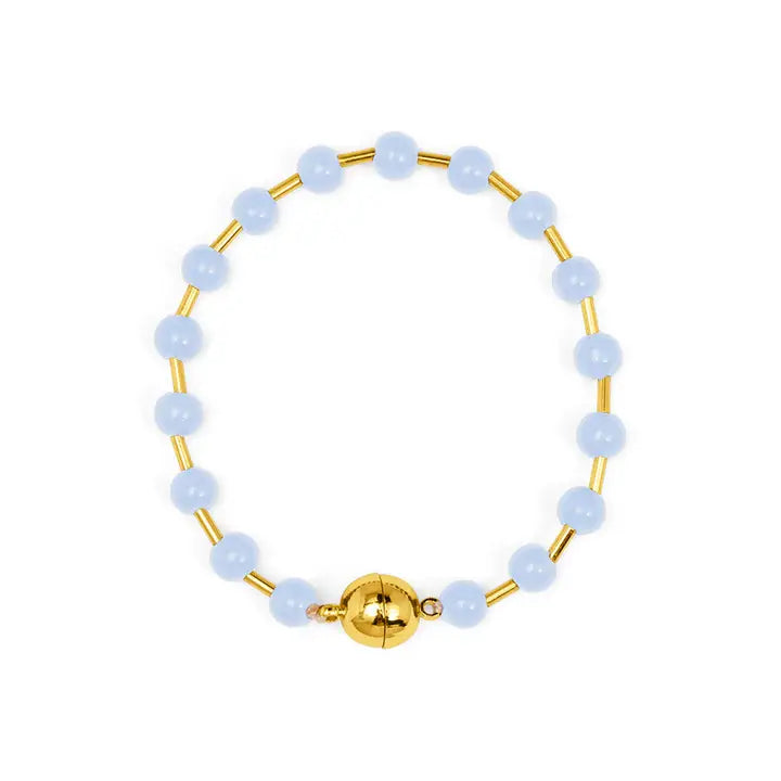 Glass Bead Magnetic Bracelet