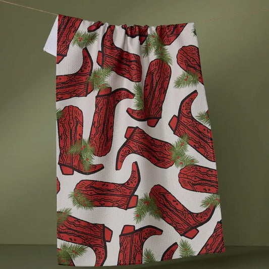 Rodeo Red Tea Towel
