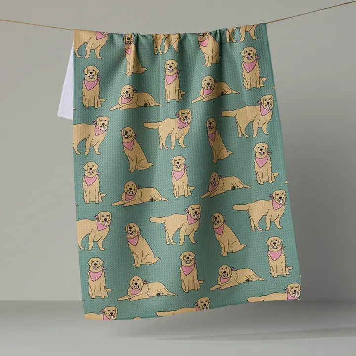 Golden Days Tea Towel