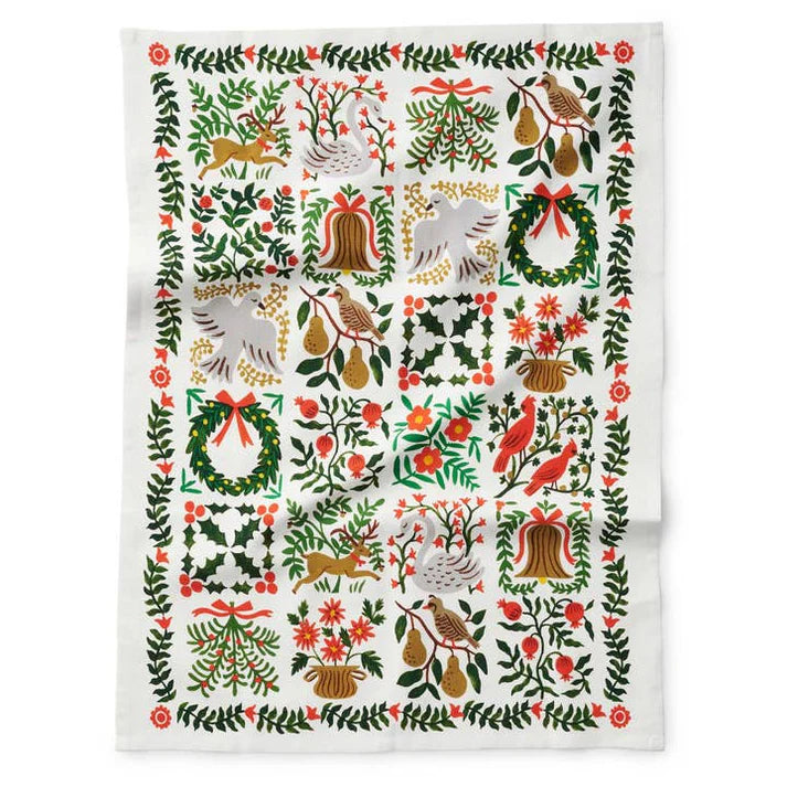 Christmastide Tea Towel