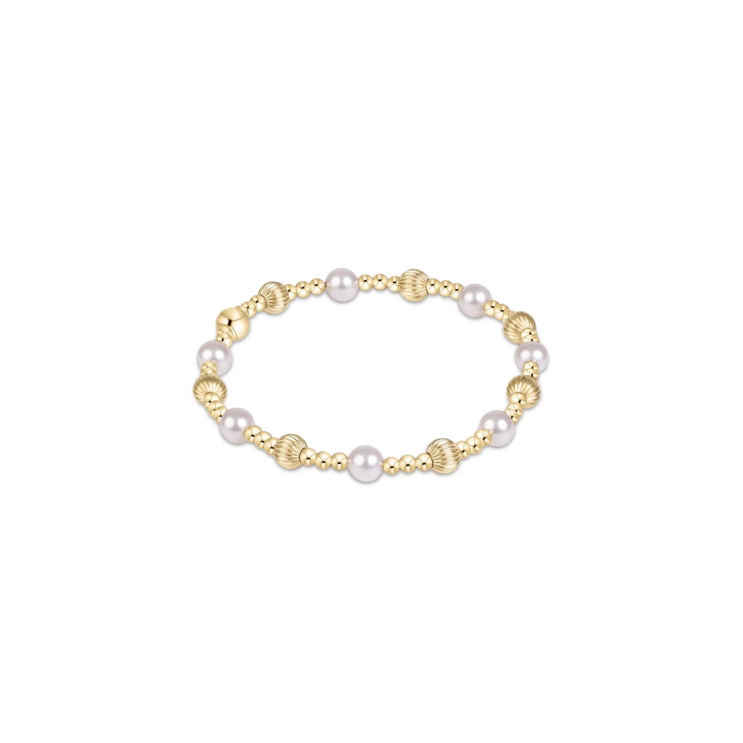 Dignity Sinc Gold 5mm Pearl