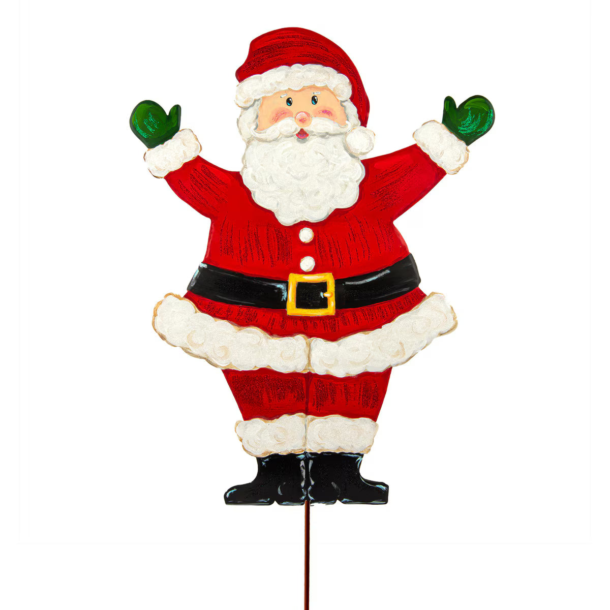 Joyful Santa Stake