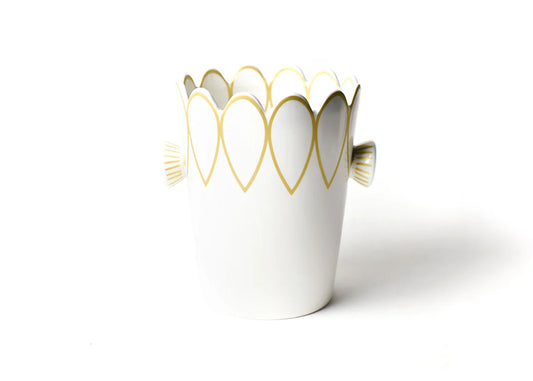 Deco Gold Scallop Bucket