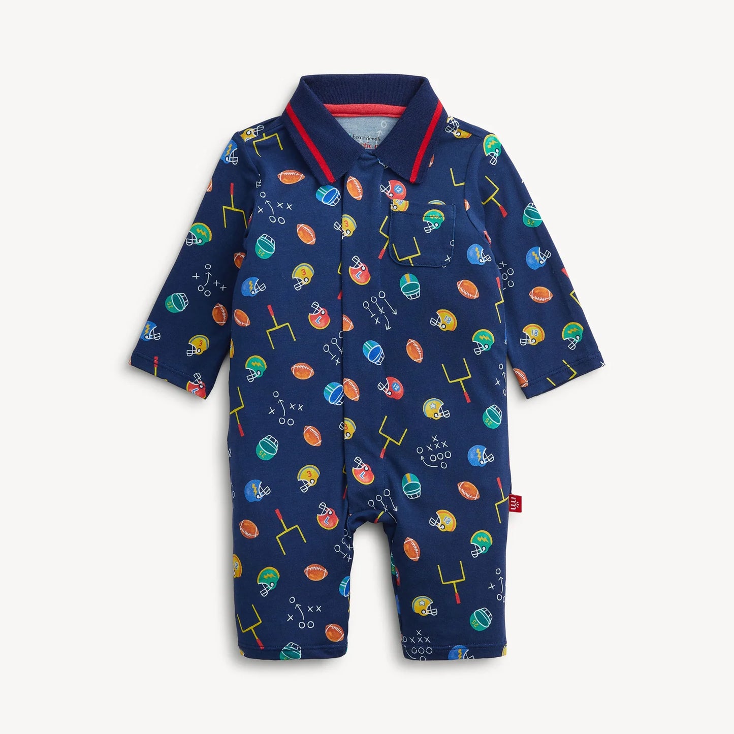 First Down Polo Romper