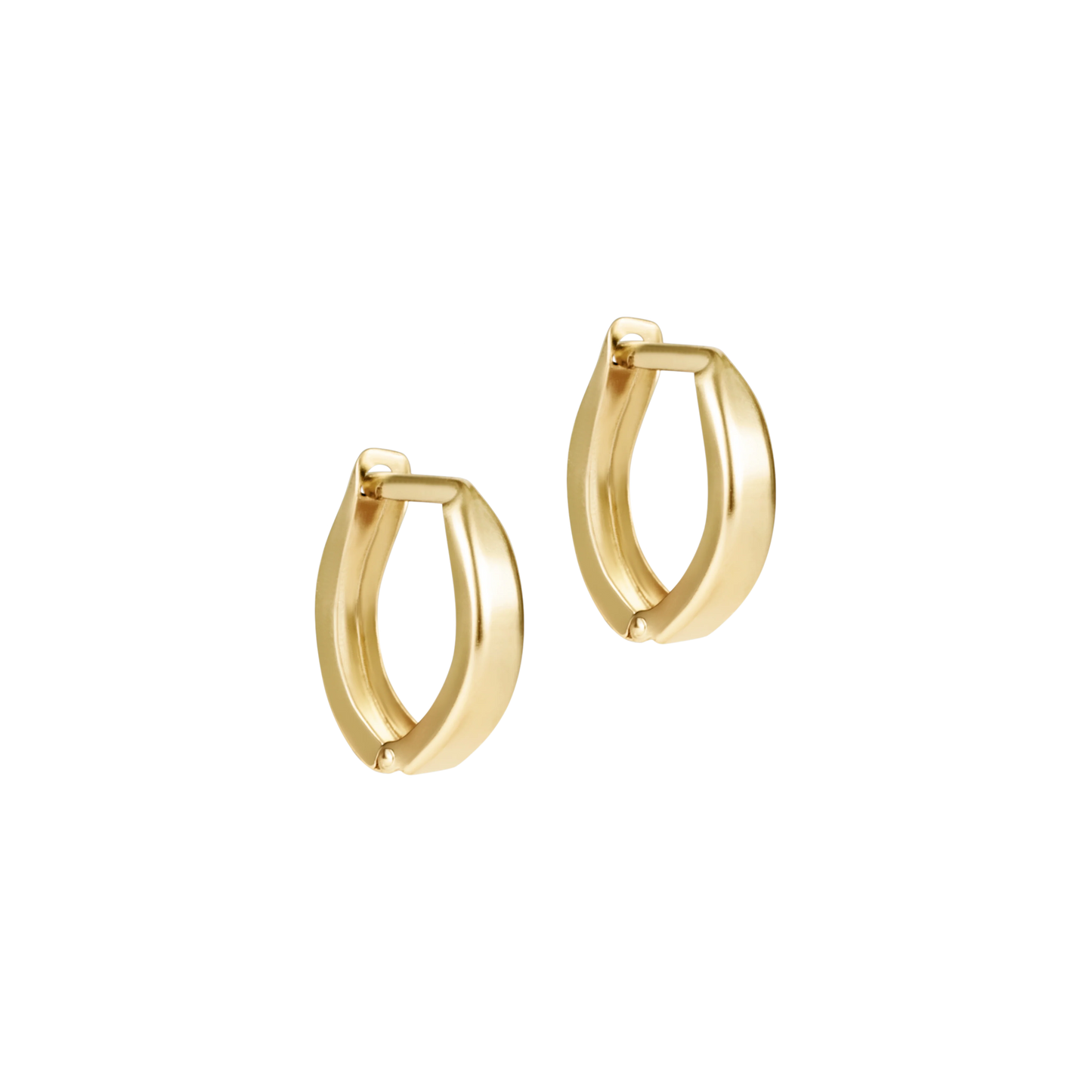 Gold 0.5" Huggie Hoop