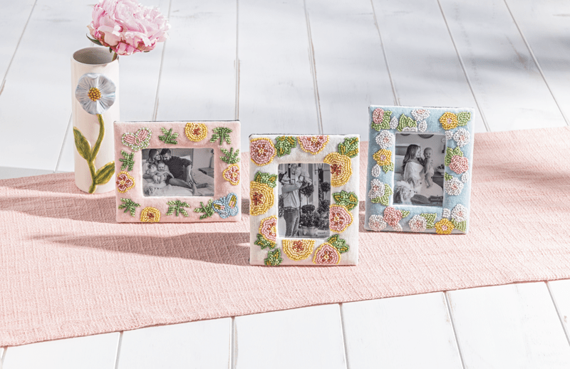 Floral Beaded Frames