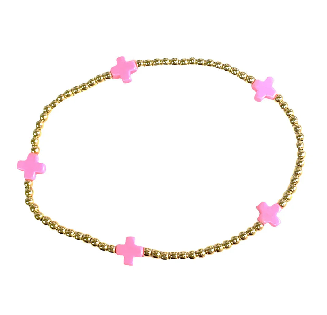 Egirl Sm Cross 2mm Bracelet